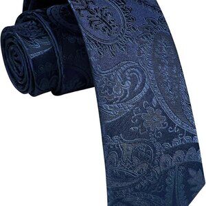 Skinny Ties for Men 2.17" Mens Necktie Formal Business Silk Slim Tie Woven